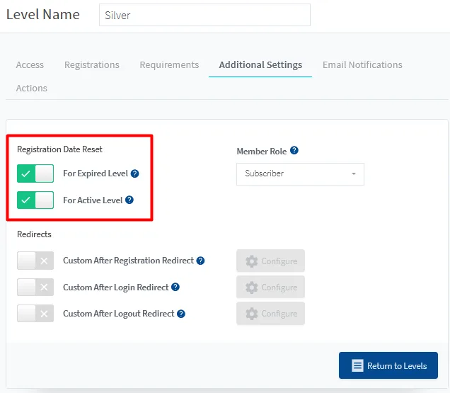 image - WordPress Membership Plugin - Membership Sites Membership Levels with WishList Member - Registration Date Reset