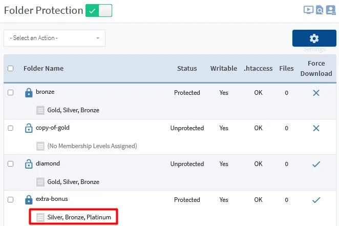 image - WordPress Membership Plugin - Membership Sites Protect Folders on Your Site Using WishList Member Folder Protection - Add Levels