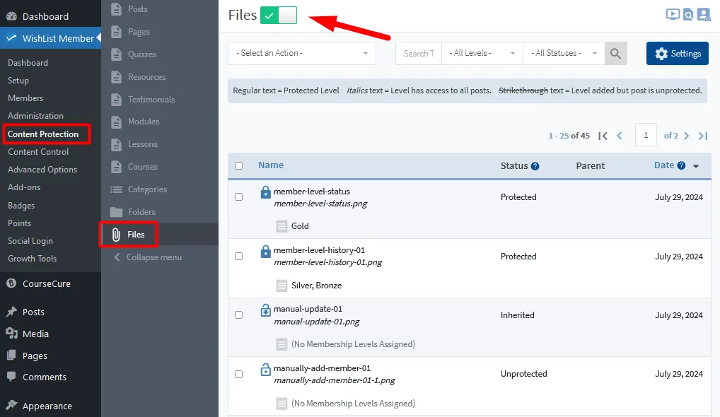 image - WordPress Membership Plugin - Membership Sites Protect Your Files Using WishList Member File Protection