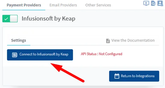 image - WordPress Membership Plugin - Membership Sites Infusionsoft by Keap (Payment Provider) Integration with WishList Member - Connection