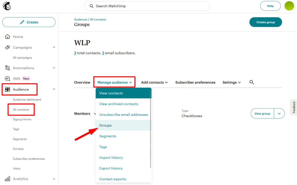 image - WordPress Membership Plugin - Membership Sites MailChimp Integration with WishList Member - Audiences/Lists