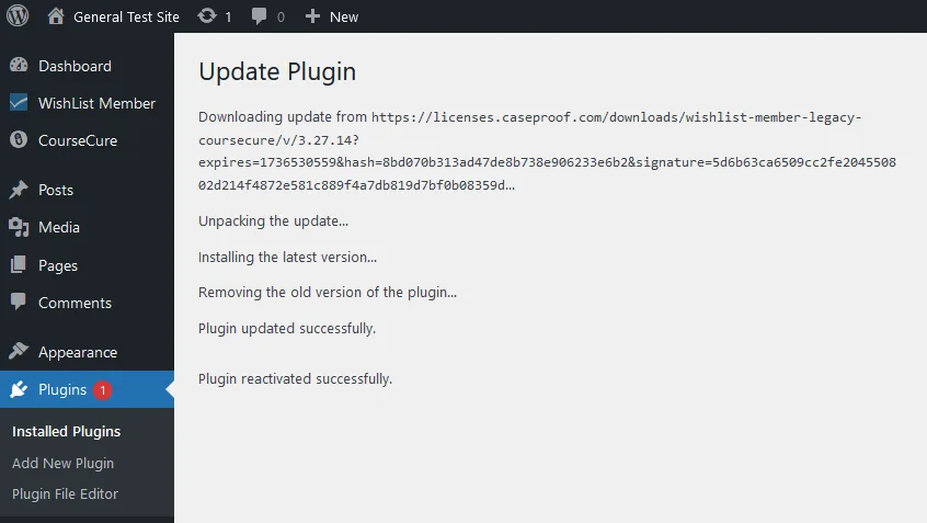 image - WordPress Membership Plugin - Membership Sites WishList Member Version Rollback - Revert to A Recent Version