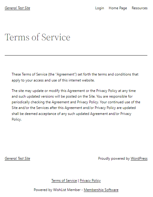 Terms of Service