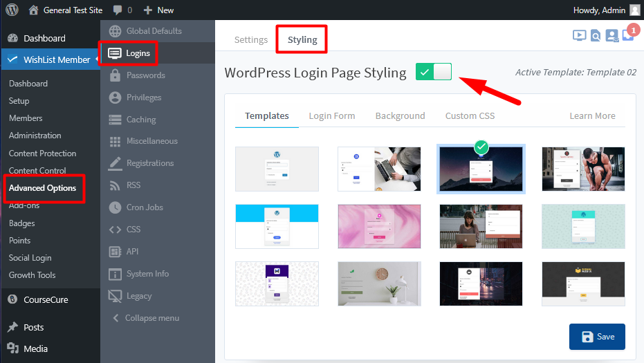 Customize the WordPress login page