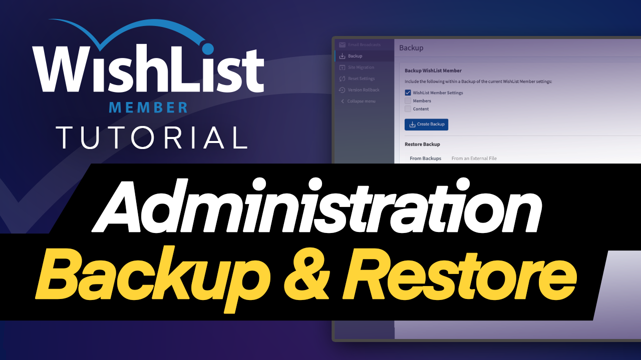 Read more about the article Administration – Backup