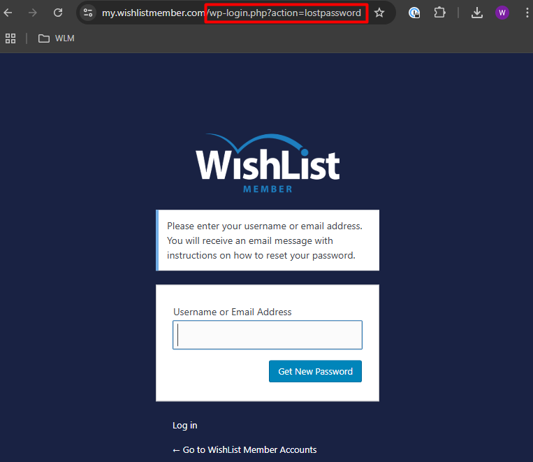 Emails Not Being Sent Within WishList Member - Lost Your Password