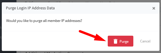 Disable IP Address Tracking / Purge Member IP Addresses in WishList Member - Purge Data