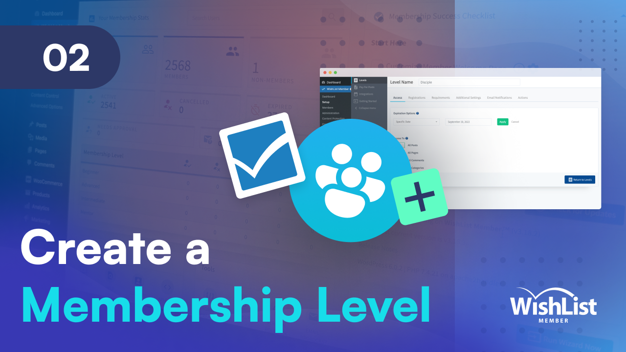 Read more about the article 2. Create a Membership Level