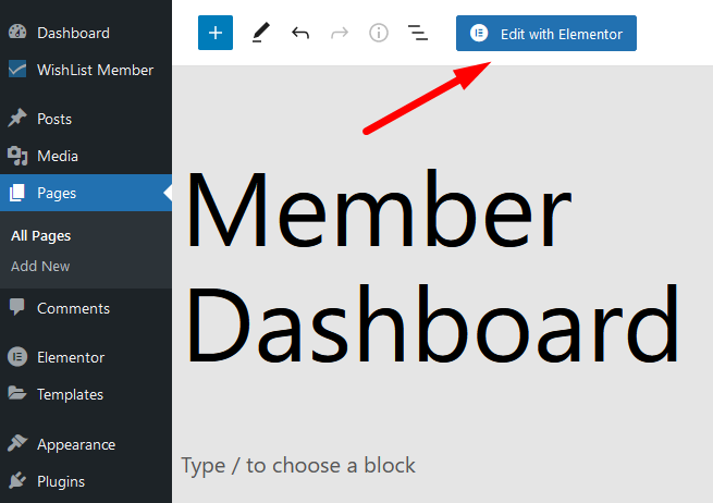 WishList Member Elementor Integration