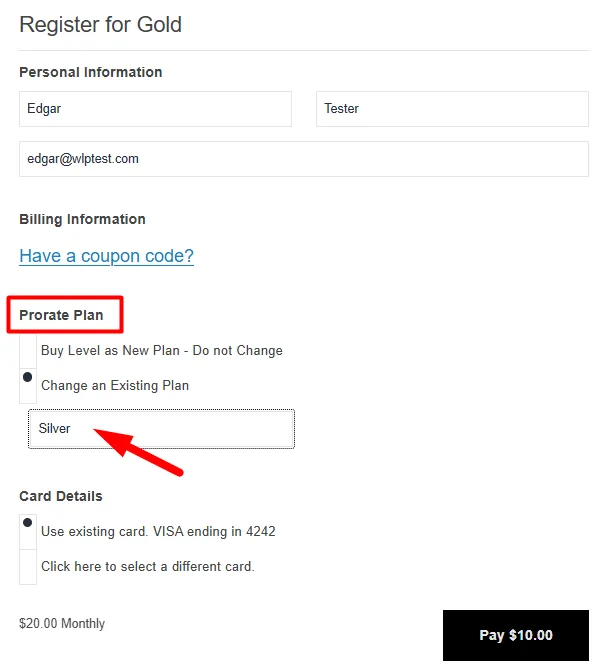 image - WordPress Membership Plugin - Membership Sites Stripe Integration with WishList Member - Upgrade an Existing Plan