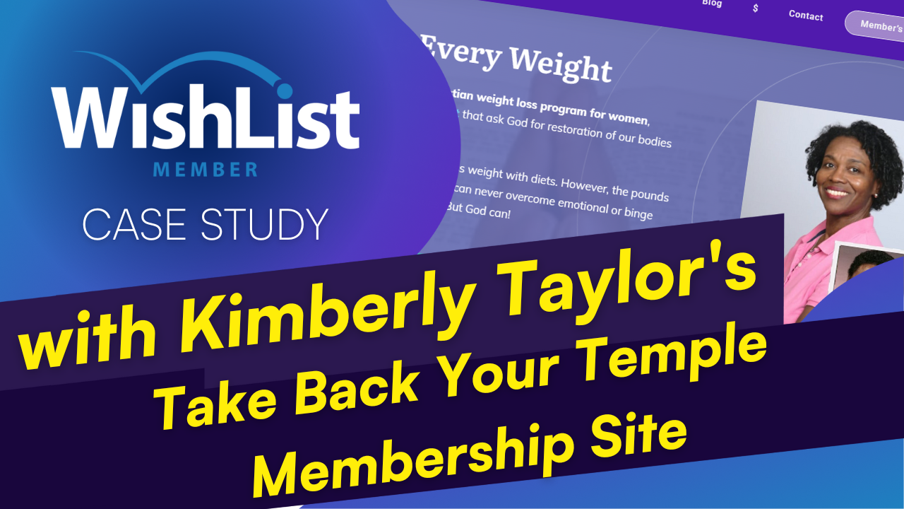 Read more about the article Take Back Your Temple: A Christian Weight Loss Program for Women built with WishList Member
