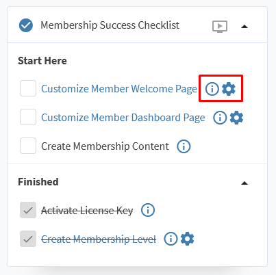 Membership Success Checklist - WishList Member