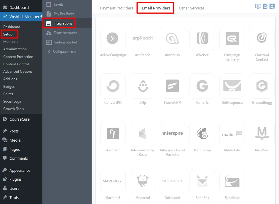 image - WordPress Membership Plugin - Membership Sites Membership site email provider - WishList Member