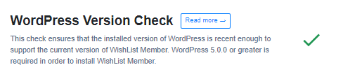 Required WordPress Version - WishList Member