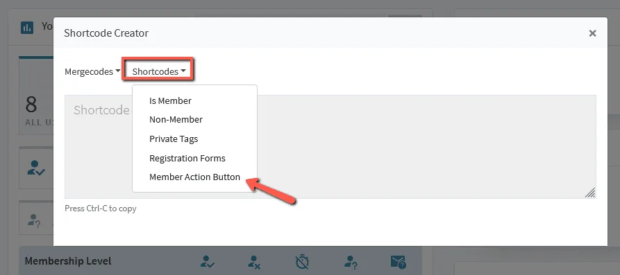 - WordPress Membership Plugin - Membership Sites Member Action Button - WishList Member