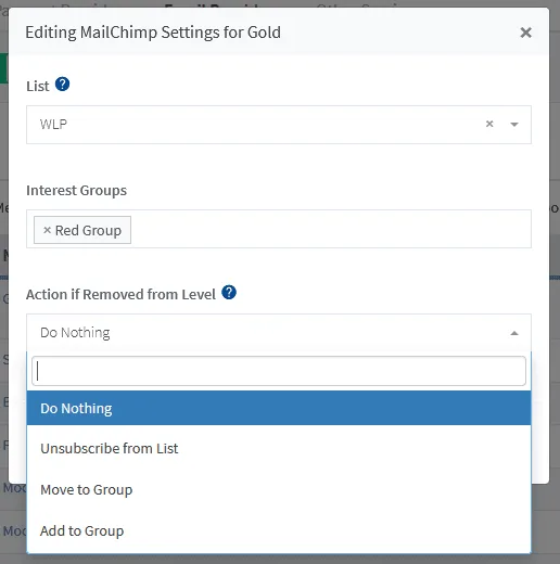 features-full-time-support - WordPress Membership Plugin - Membership Sites MailChimp Integration with WishList Member - Action if Removed from Level