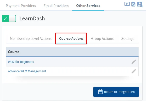 LearnDash Integration - WishList Member