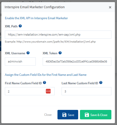 Interspire Email Marketer Integration with WishList Member.