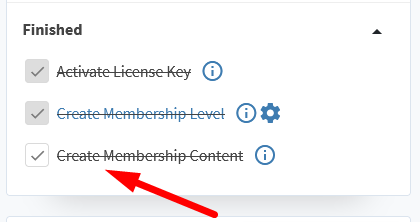 Membership Success Checklist - WishList Member