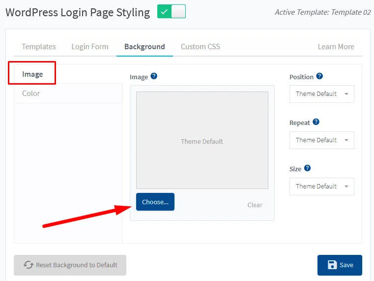 WordPress login page styling - WishList Member