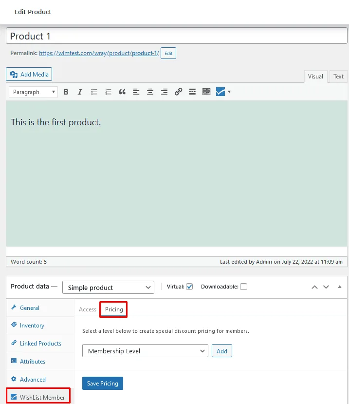 WooCommerce Member Pricing