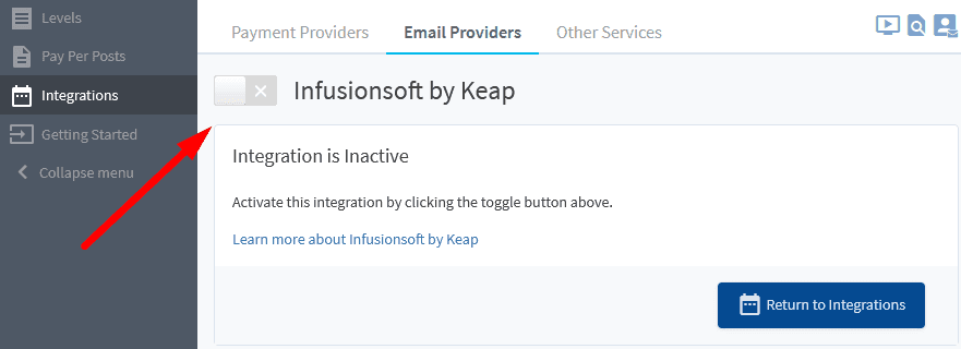 Infusionsoft by Keap (Email Provider) Integration with WishList Member