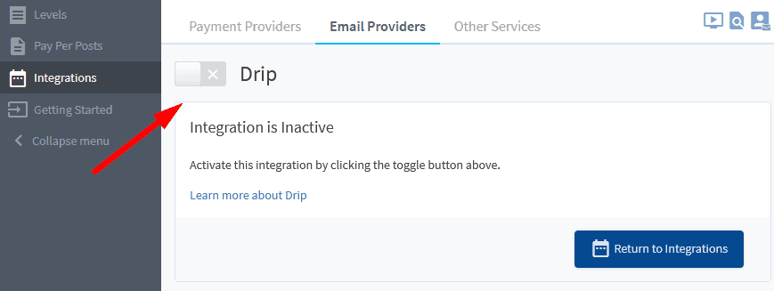 WishList Member Integration with Drip