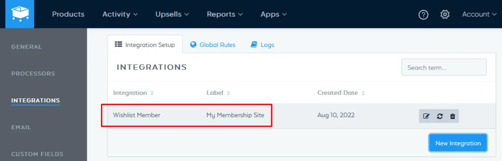 SamCart Integration with WishList Member - Connect WishList Member with SamCart