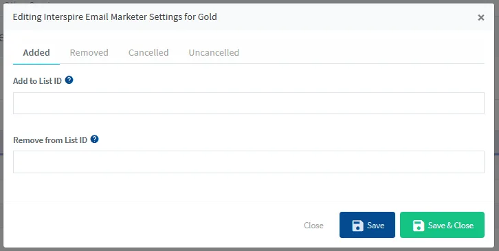 sss - WordPress Membership Plugin - Membership Sites Interspire Email Marketer Integration with WishList Member.