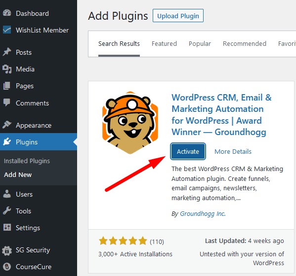 WishList Member Integration with Groundhogg