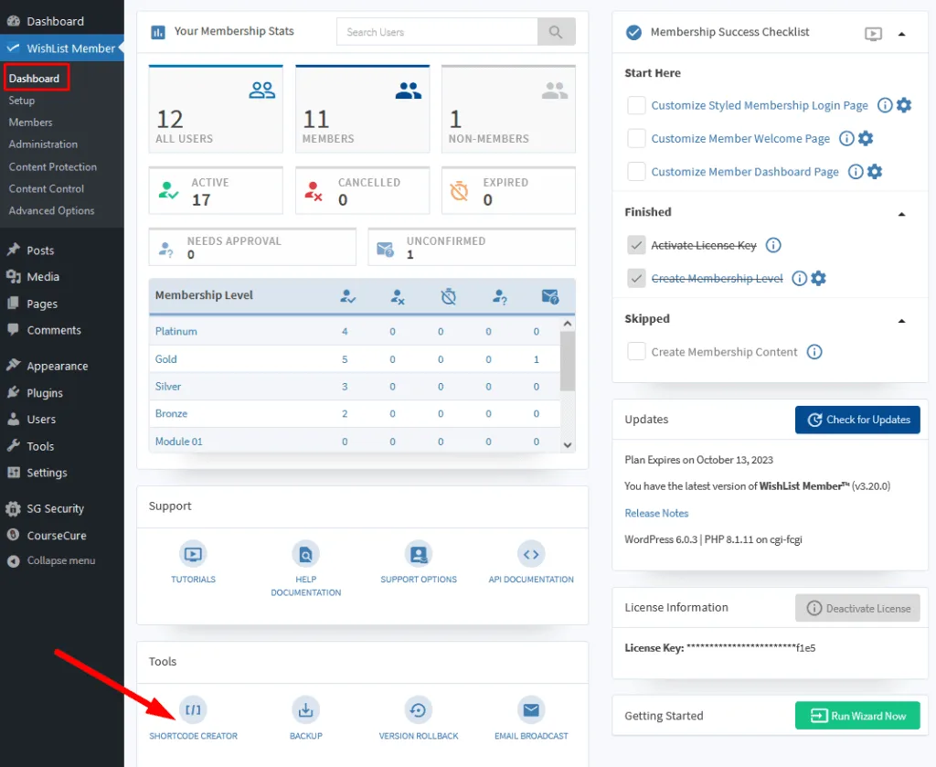 - WordPress Membership Plugin - Membership Sites Member Action Button - WishList Member