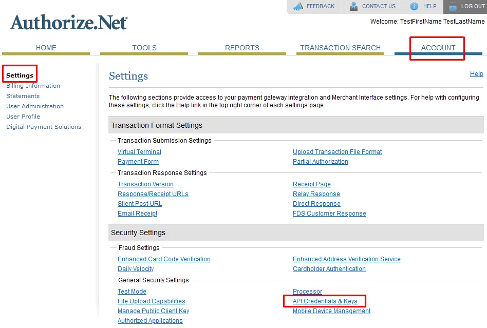 Setting up WishList Member integration in Authorize.net