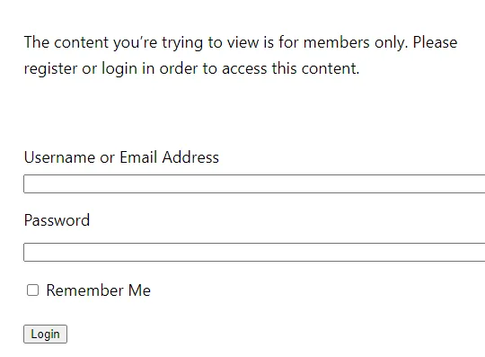 Login Form - WishList Member