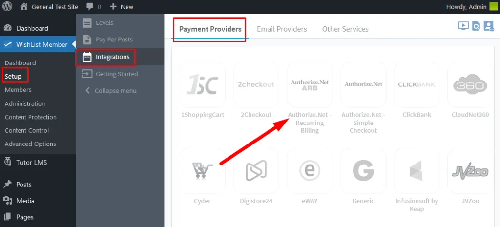 Authorize.net Integration with WishList Member - Automatic Recurring Billing (ARB)