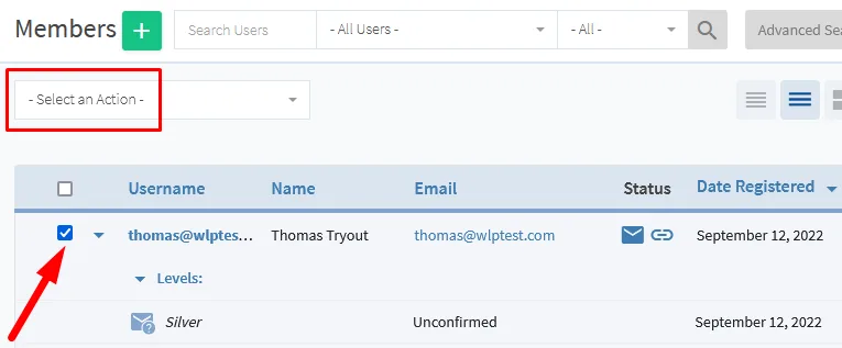 - WordPress Membership Plugin - Membership Sites Editing Member Level Status in WishList Member - Confirm