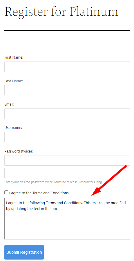 Terms and Conditions - WishList Member