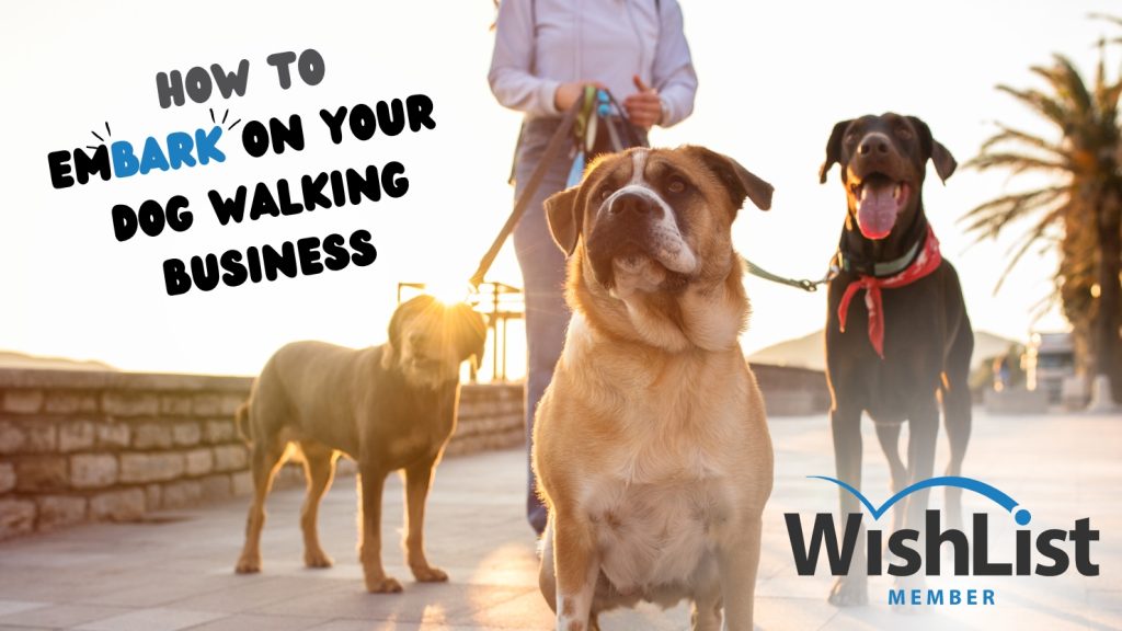 how to start a dog walking business website