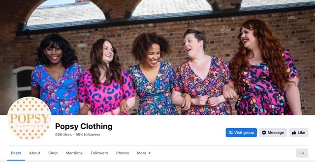 Popsy Clothing Facebook Medium