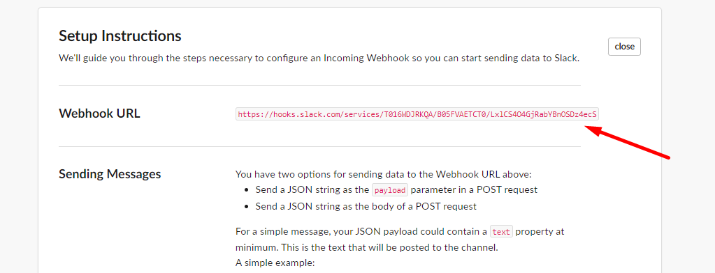 Slack Integration with WishList Member - Webhook URL