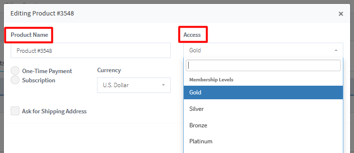 Provide access to members who pay through PayPal