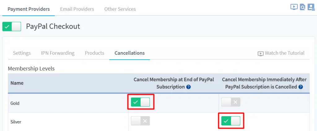 image-46 - WordPress Membership Plugin - Membership Sites PayPal Cancellation - Member Access