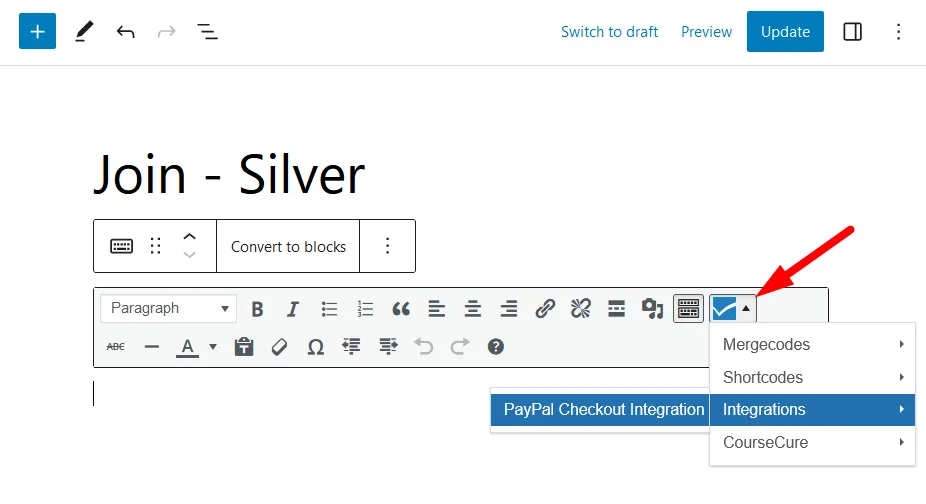 image-51 - WordPress Membership Plugin - Membership Sites Insert PayPal Payment Button into WordPress Site - Membership
