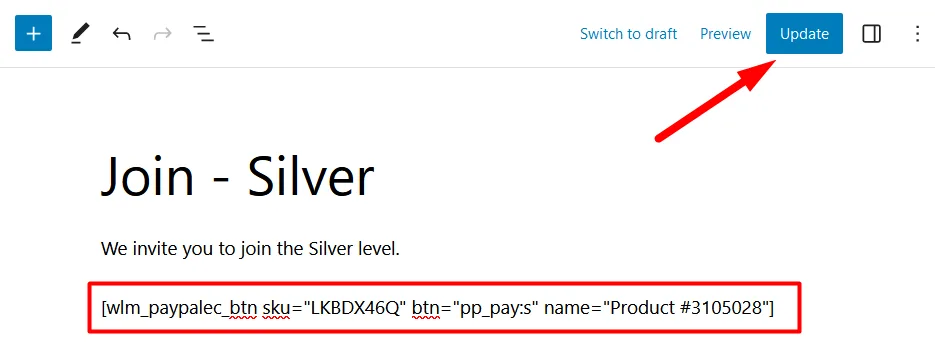 image-56 - WordPress Membership Plugin - Membership Sites Insert PayPal Payment Button into WordPress Site - Membership
