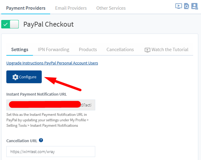 Connect WishList Member to PayPal