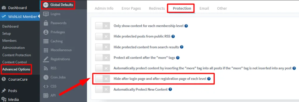 image-98 - WordPress Membership Plugin - Membership Sites WishList Member Protection Settings