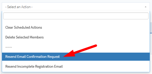 Bulk Edit Existing Members in WishList Member - Resend Email Confirmation Request
