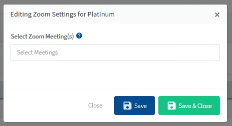 Grant member access to Zoom meetings