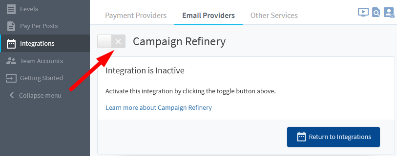 WishList Member Integration with Campaign Refinery