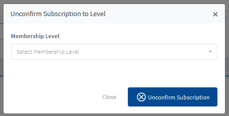 Bulk Edit Existing Members in WishList Member - Unconfirm Subscription to Level