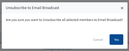 Bulk Edit Existing Members in WishList Member - Unsubscribe to Email Broadcast